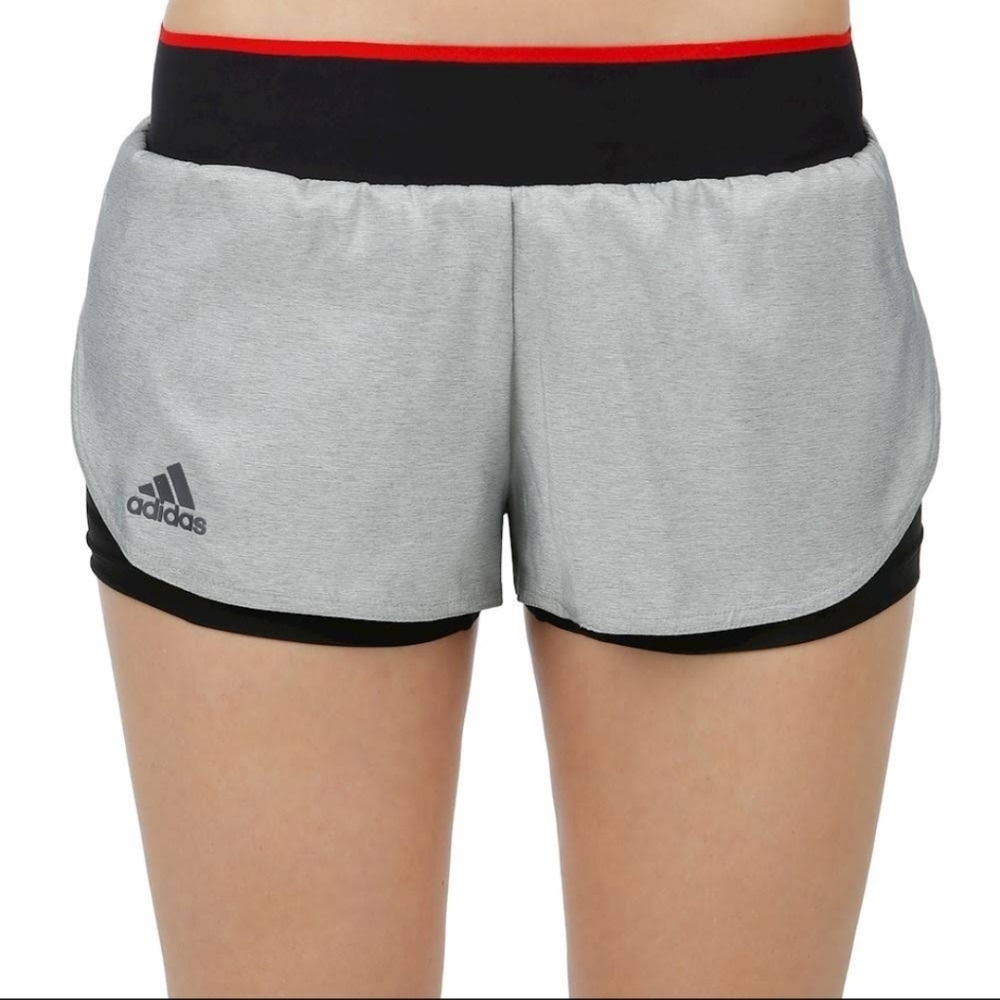Adidas‎ Barricade Code Tennis Shorts 2 in 1 Athletic
